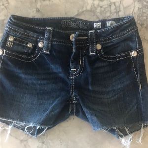 Miss Me Youth Jean Shorts - Size 10 - 3.5” inseam